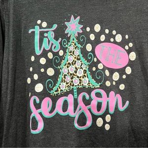 Spirit to a Tee long sleeve Christmas t-shirt Sz L